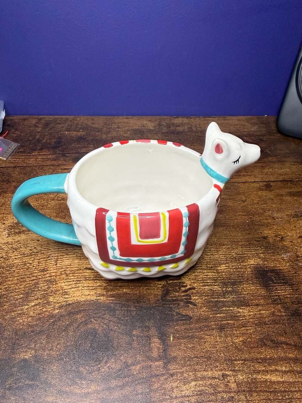 Tag No Probllama Llama Figural Ceramic Coffee Mug
